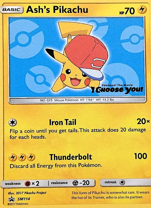 Ash's Pikachu, SM Black Star Promos No. SM114