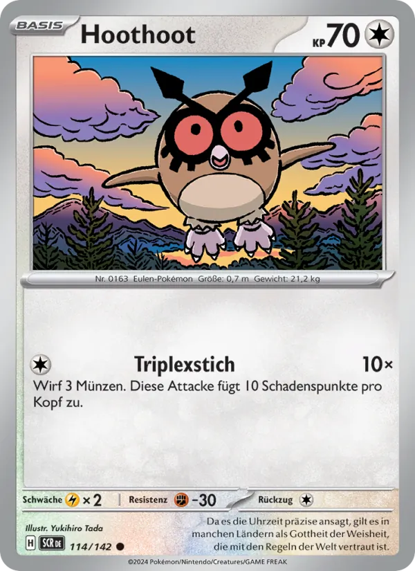 Hoothoot, Stellarkrone No. 114