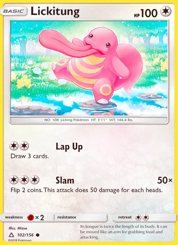 Lickitung, Ultra Prism No. 102