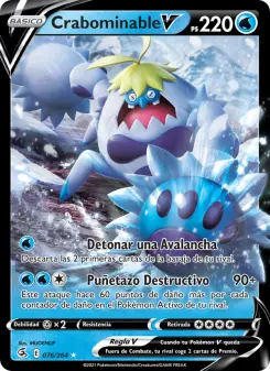 Crabominable V, Golpe Fusión No. 76 Holo