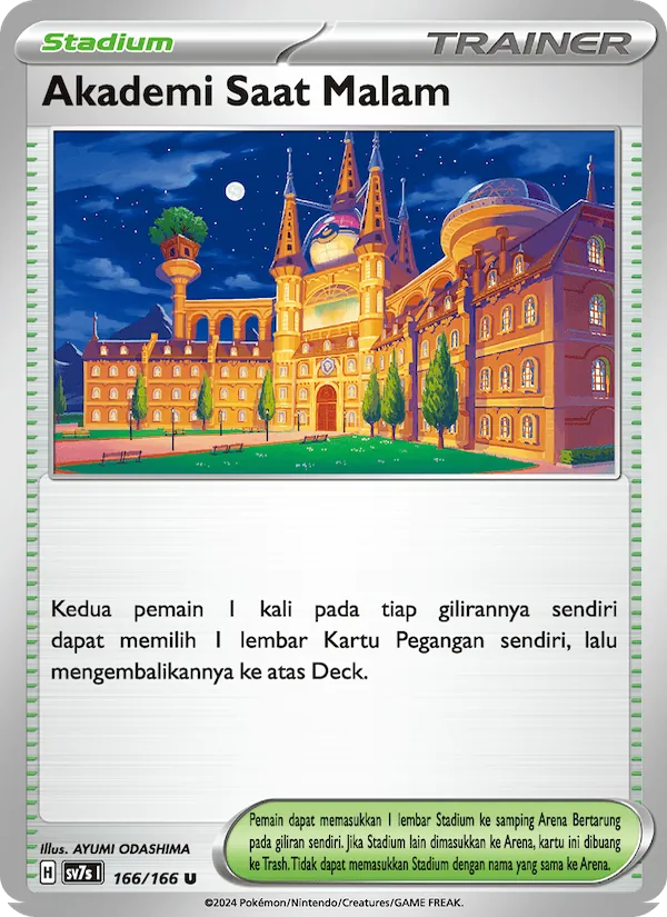 Akademi Saat Malam, Bimbingan Rasi No. 166
