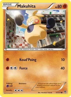 Makuhita, Poings Furieux Nº 51 Normal