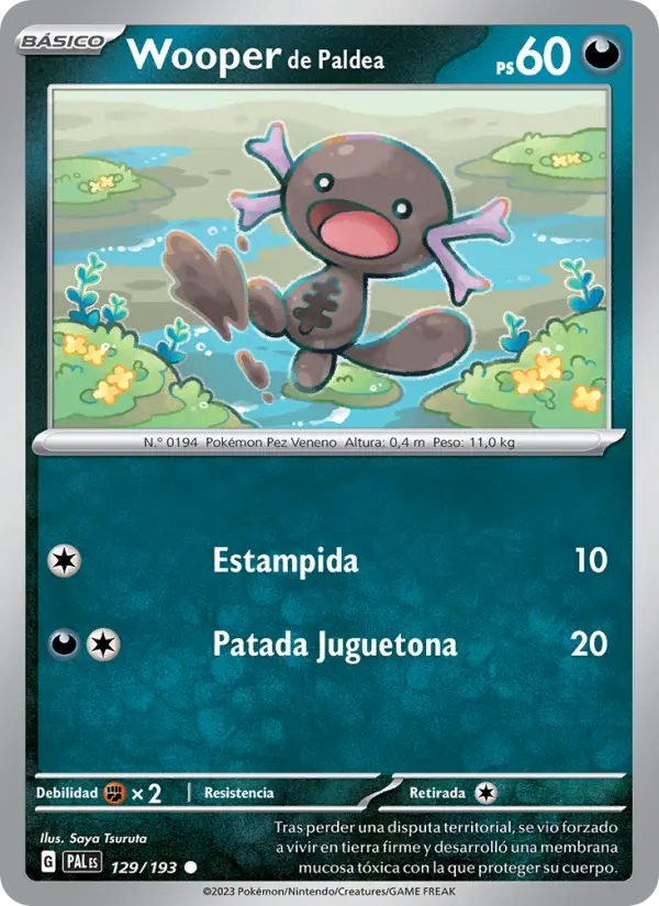 Wooper de Paldea, Evoluciones en Paldea No. 129