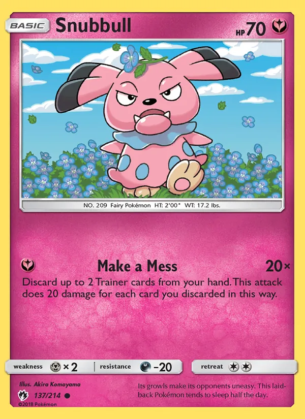 Snubbull, Lost Thunder No. 137