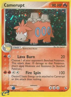 Camerupt, Ruby & Sapphire No. 4