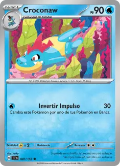 Croconaw, Fuerzas Temporales Nº 040 Normal