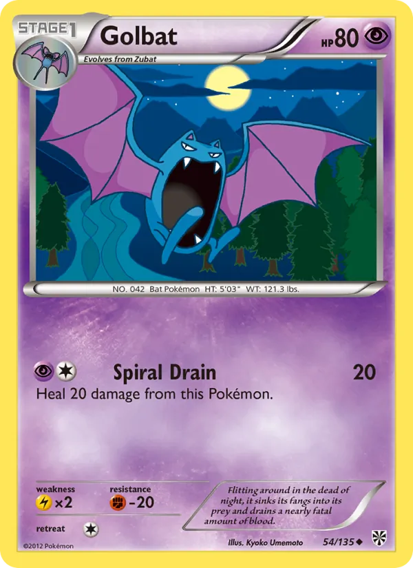 Golbat, Plasma Storm No. 54