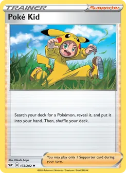 Poké Kid, Sword & Shield Nº 173 Normal