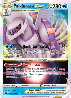 Palkia Originel VSTAR, Astres Radieux No. 040 Holo
