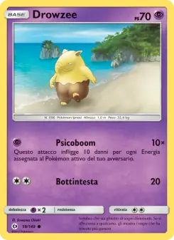 Drowzee, Sole e Luna Nº 59 Normal