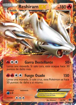 Reshiram-EX, Próximos Destinos Nº 22 Normal
