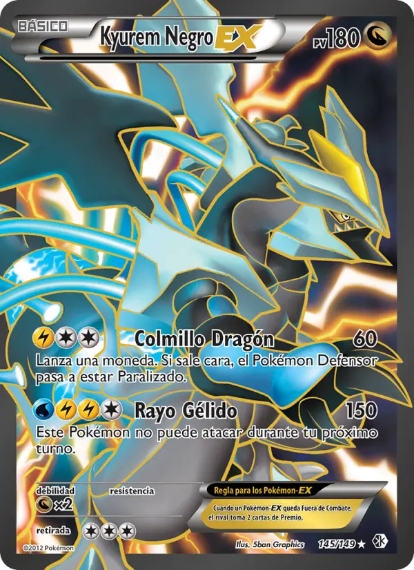 Kyurem Negro-EX, Fronteras Cruzadas No. 145