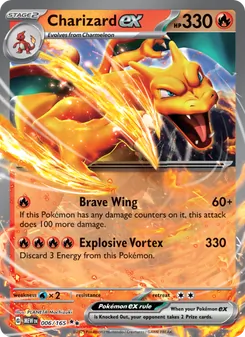 Charizard ex, 151 No. 006
