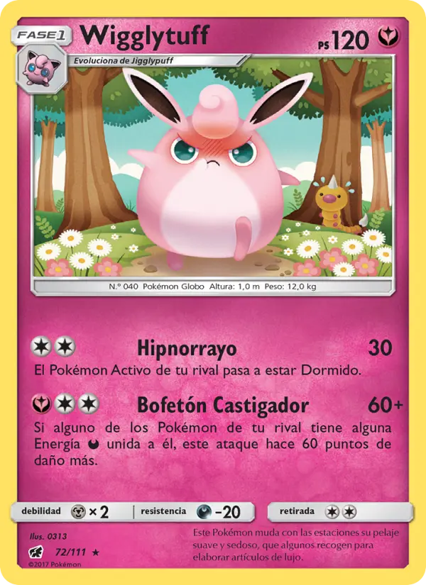 Wigglytuff, Invasión Carmesí No. 72