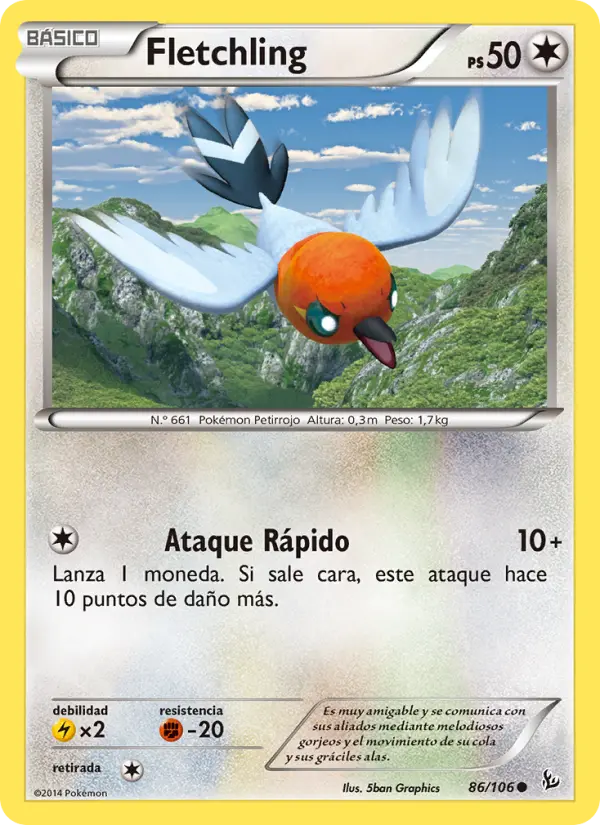 Fletchling, Destellos de Fuego No. 86