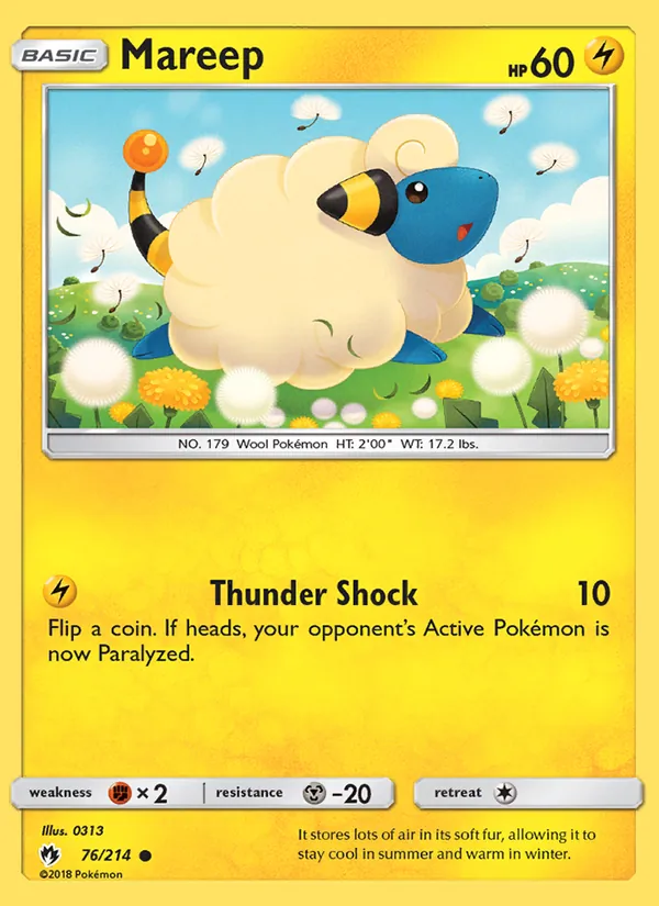 Mareep, Lost Thunder Nº 76