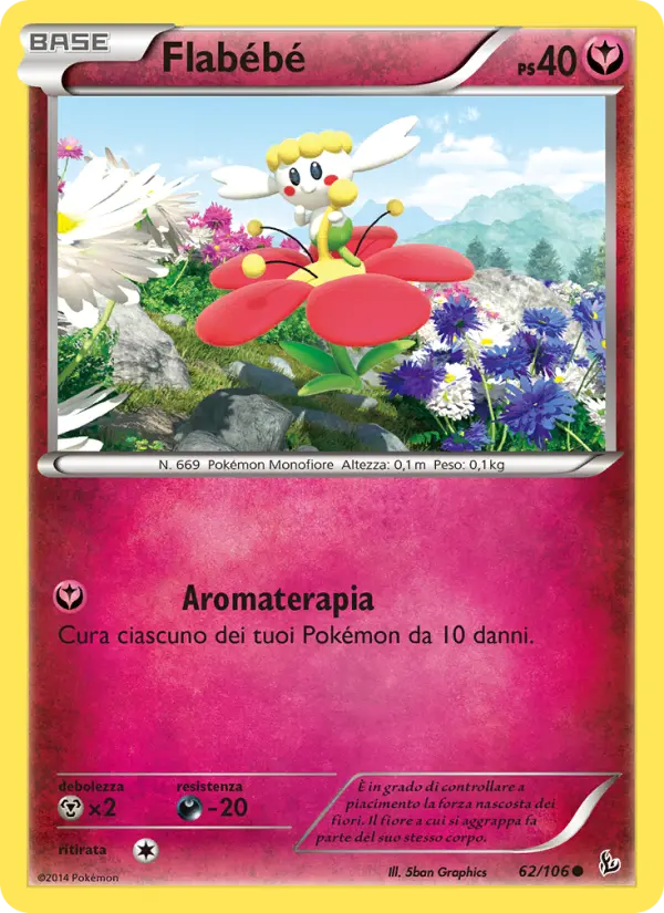 Flabébé, Fuoco Infernale No. 62