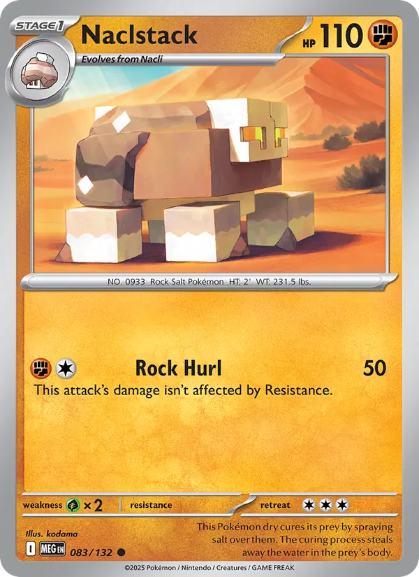 Naclstack, Mega Evolution No. 083