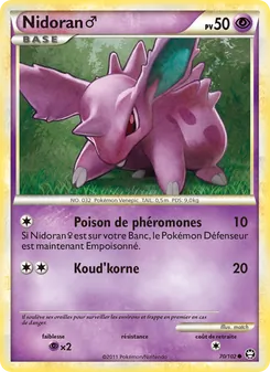 Nidoran♂, Triomphant No. 70 Normal