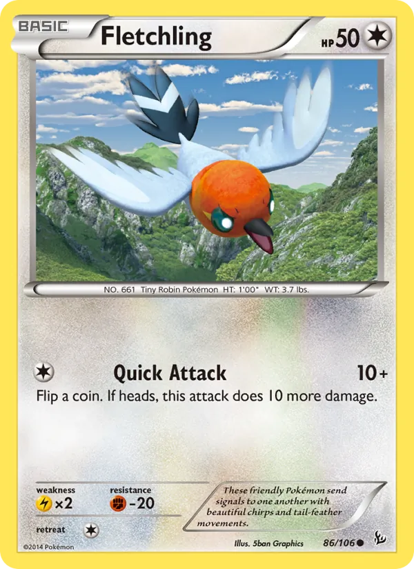 Fletchling, Flashfire Nº 86