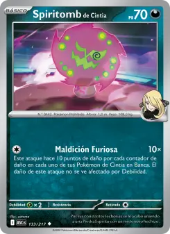 Spiritomb de Cintia, Héroes Ascendentes No. 133 Normal