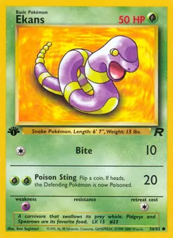 Ekans, Team Rocket Nº 56 Normal