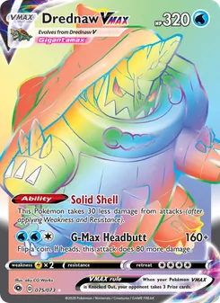 Drednaw VMAX, Champion's Path No. 75 Holo