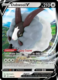 Dubwool V, Choque Rebelde Nº 153 Holo