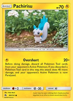 Pachirisu, Lost Thunder No. 80 Normal