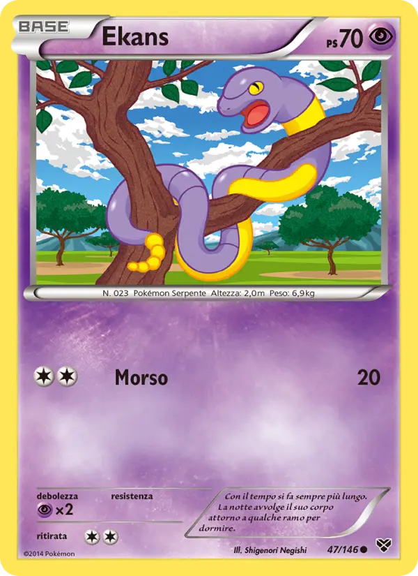 Ekans, XY No. 47
