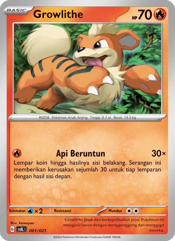 Growlithe, Sprigatito & Lucario ex Nº 001