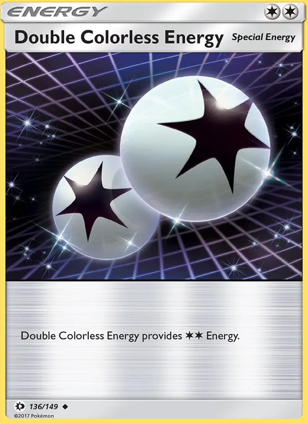 Double Colorless Energy, Sun & Moon Nº 136