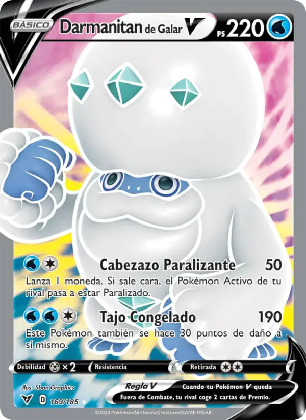 Darmanitan de Galar V, Voltaje Vívido No. 169