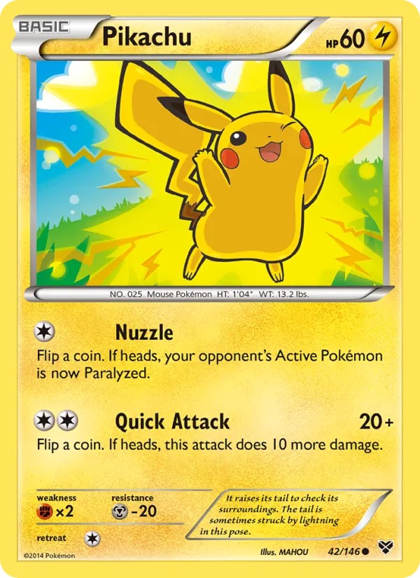 Pikachu, XY Nº 42