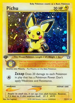 Pichu, Neo Genesis No. 12 Holo