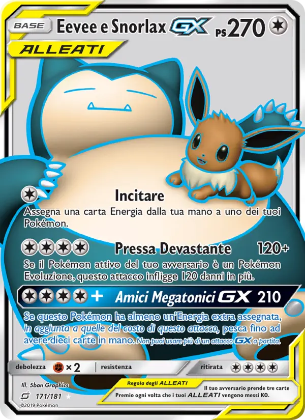 Eevee e Snorlax GX, Gioco di Squadra No. 171