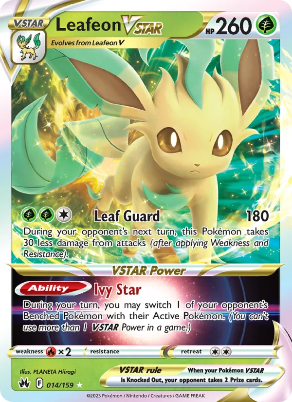 Leafeon VSTAR, Crown Zenith No. 014