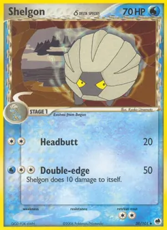 Shelgon δ, Dragon Frontiers Nº 38 Normal