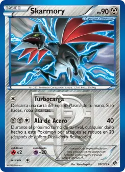 Skarmory, Tormenta Plasma No. 87 Normal