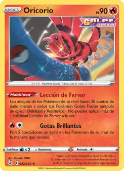 Oricorio, Golpe Fusión No. 42 Normal