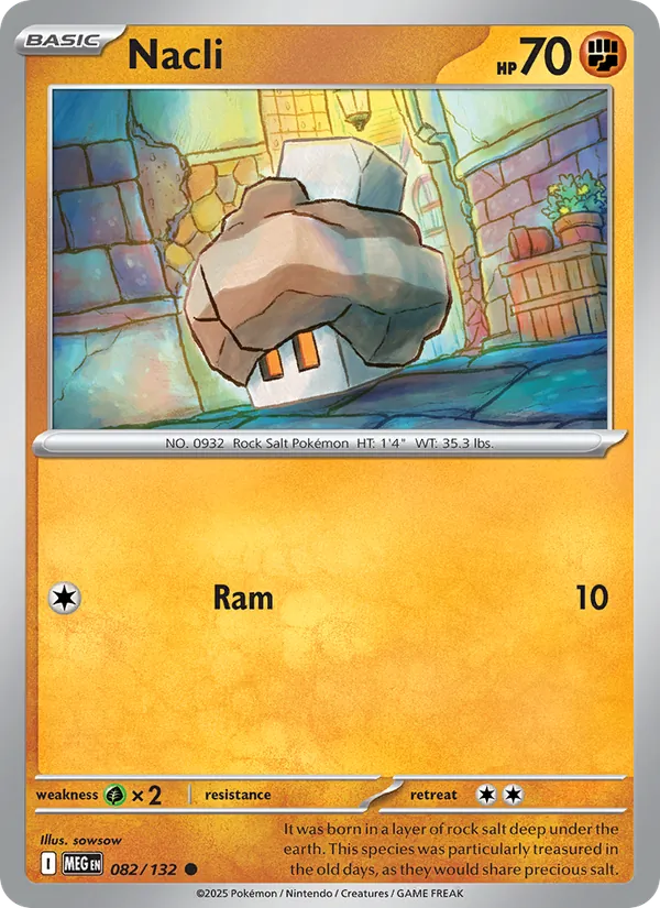 Nacli, Mega Evolution No. 082