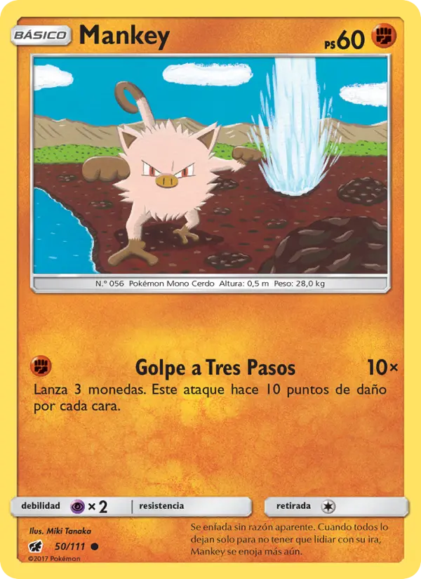 Mankey, Invasión Carmesí No. 50