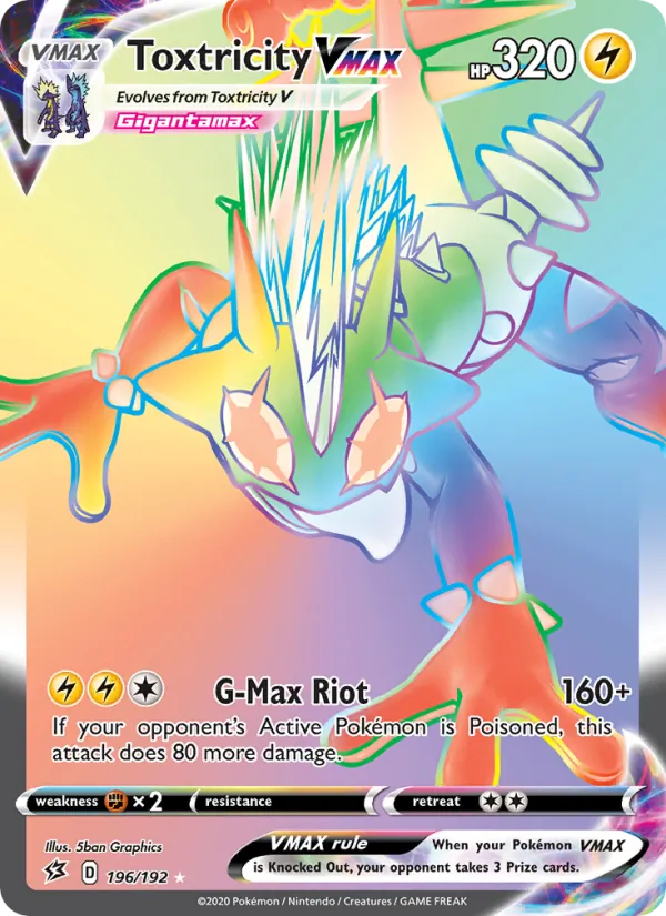 Toxtricity VMAX, Rebel Clash Nº 196