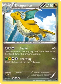 Dragonite, Plasma Freeze No. 83 Normal