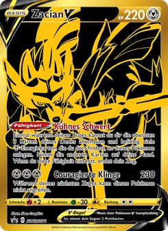 Zacian V, SCSC Promokarten Nº SWSH076 Holo