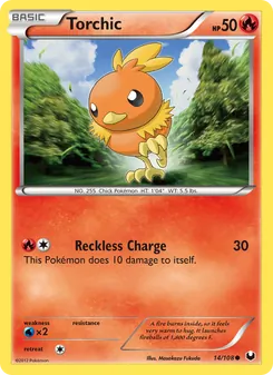 Torchic, Dark Explorers No. 14 Normal