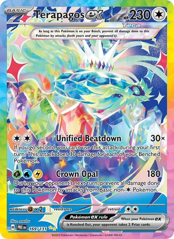 Terapagos ex, Prismatic Evolutions Nº 169