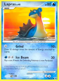 Lapras, Platinum Nº 79 Normal