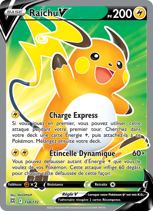 Raichu V, Stars Étincelantes No. 158