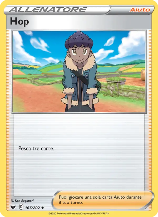 Hop, Spada e Scudo Nº 165